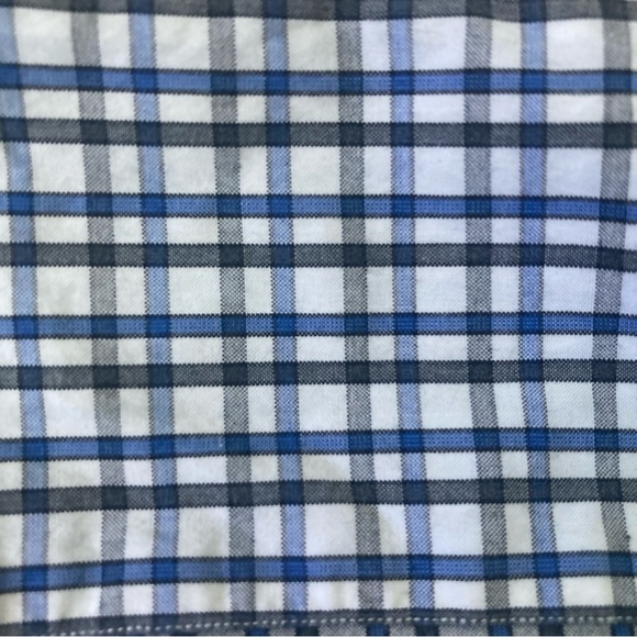 Isaia Blue Checkered Men's Shirt size 16/41 - Picture 11 of 11